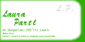 laura partl business card